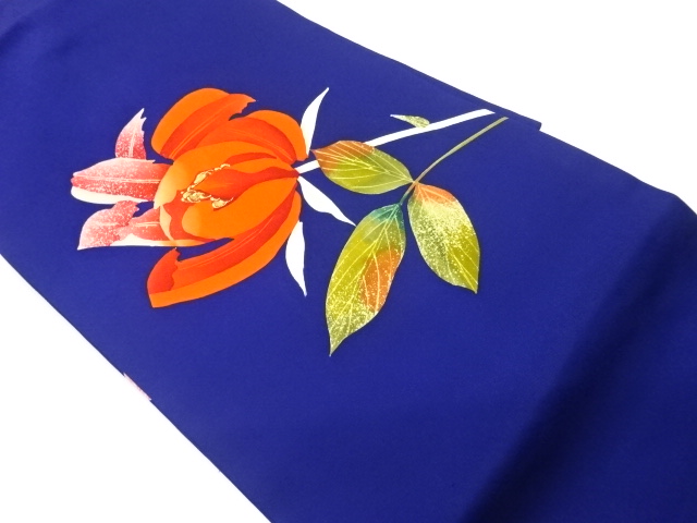 JAPANESE KIMONO / VINTAGE NAGOYA OBI / SHIOZE / FLOWER